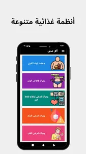 أكل صحي  - أنظمة غذائية screenshot 1