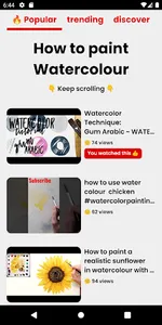 Learn watercolor painting screenshot 1