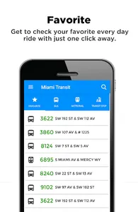 Miami Transit App: Miami Bus a screenshot 4