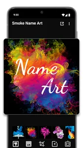 Smoke Name Art Maker screenshot 11