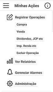 Minhas Ações screenshot 1