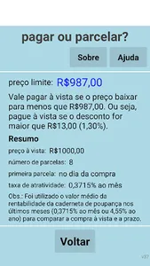 Pagar ou Parcelar screenshot 1