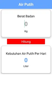 Kebutuhan Air Putih Perhari screenshot 0
