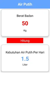 Kebutuhan Air Putih Perhari screenshot 1
