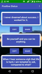 Positive Status 2021 screenshot 1