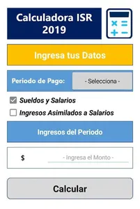 ISR Cálculo screenshot 2