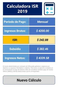 ISR Cálculo screenshot 4