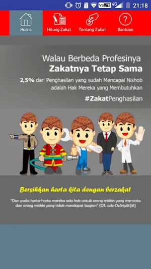 Kalkulator Zakat Profesi screenshot 0