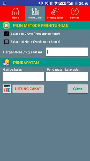 Kalkulator Zakat Profesi screenshot 2
