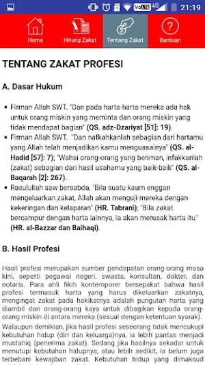 Kalkulator Zakat Profesi screenshot 3
