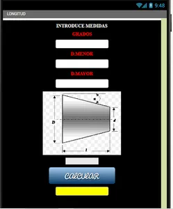 CALCULO DE CONOS screenshot 0