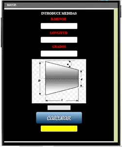 CALCULO DE CONOS screenshot 1