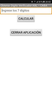 Calcular Dígito Verificador AB screenshot 0