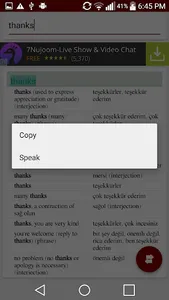 Turkish English Offline Dictio screenshot 2