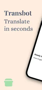 Transbot - personal translator screenshot 0