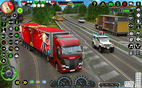 Euro Truck Driving Sim 3D screenshot 7