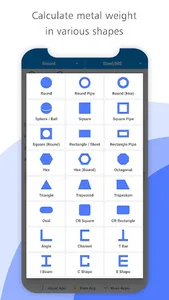 Quick Metal Weight Calculator screenshot 1