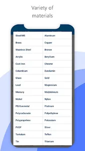 Quick Metal Weight Calculator screenshot 2