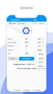 Quick Metal Weight Calculator screenshot 5