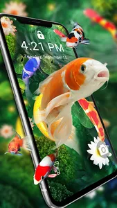 Koi Fish APUS Live Wallpaper screenshot 2