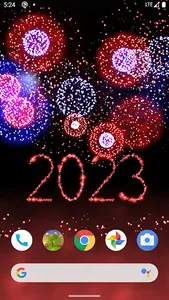 New Year 2023 Fireworks 4D screenshot 0