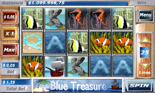 Blue Treasure Slots screenshot 4