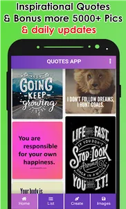 Inspirational Quotes and Thoug screenshot 0