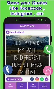 Inspirational Quotes and Thoug screenshot 4
