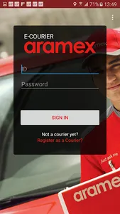 Aramex Courier screenshot 0