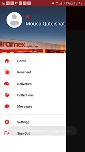 Aramex Courier screenshot 1