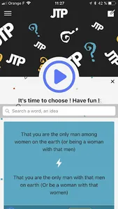 JTP - Would you rather game screenshot 0