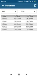 GK MyTimetrack screenshot 3