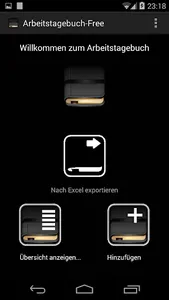 Arbeitstagebuch-Free screenshot 0