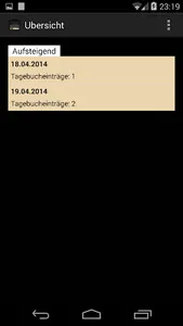 Arbeitstagebuch-Free screenshot 2