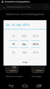 Arbeitstagebuch-Free screenshot 4
