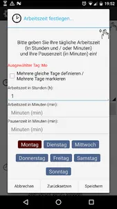 Überstunden Pro screenshot 1