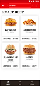 Arby's Fast Food Sandwiches screenshot 1