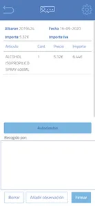 Firma de albaranes screenshot 5