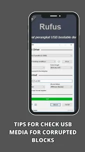 Rufus for Android Hint screenshot 2