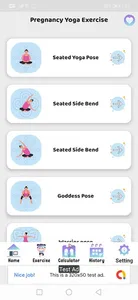 Pregnancy Yoga Excercise screenshot 1