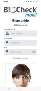BioCheck Móvil screenshot 0