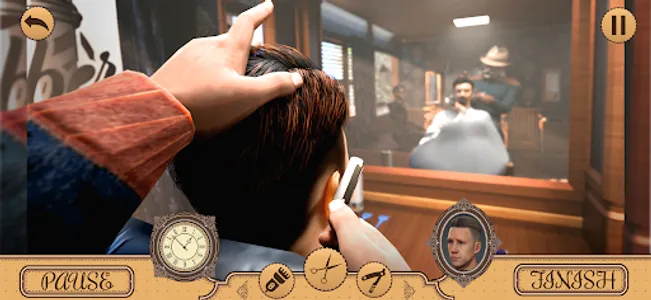 Hair Chop 3d: Barber Shop Game screenshot 5