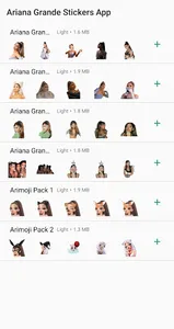 Ariana Grande Stickers App screenshot 0