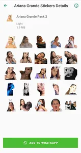 Ariana Grande Stickers App screenshot 2