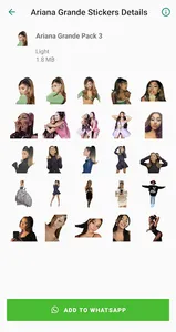 Ariana Grande Stickers App screenshot 3