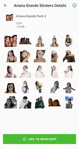Ariana Grande Stickers App screenshot 4