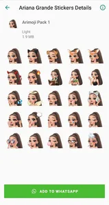 Ariana Grande Stickers App screenshot 5