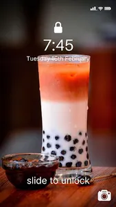 Aesthetic Tea Boba Wallpaper screenshot 21