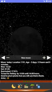Organic Lunar Calendar screenshot 2