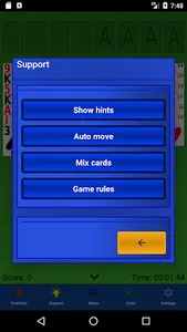 Jogos de Cartas Solitário screenshot 4